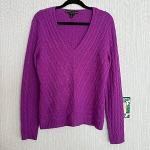 Ralph Lauren Cashmere Cableknit Sweater XL